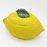 Saladier en forme de citron I Vaisselle artisanale du Portugal Terrine en céramique en forme de citron