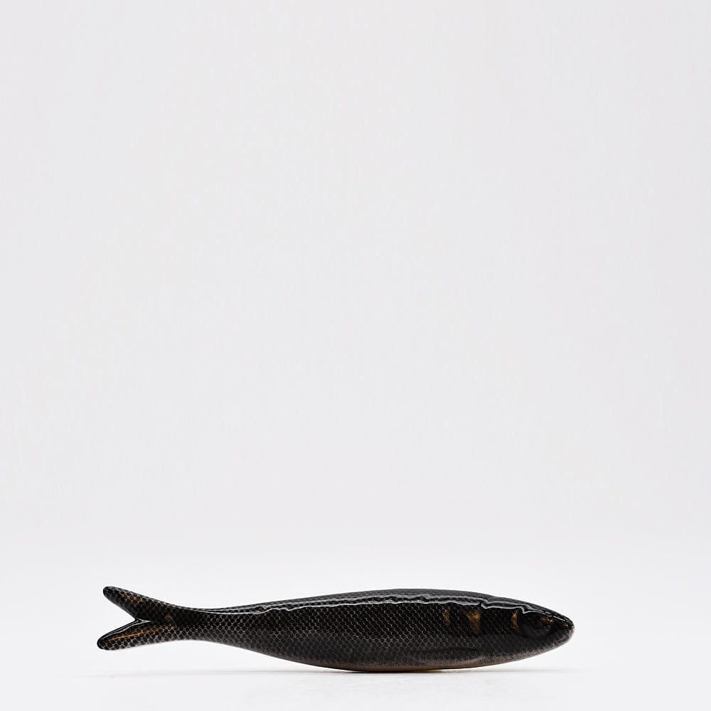 Sardine Décorative en Céramique avec Motifs Portugais Sardine en céramique naturaliste de Caldas da Rainha