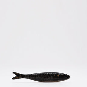 Sardine Décorative en Céramique avec Motifs Portugais Sardine en céramique naturaliste de Caldas da Rainha