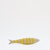 Sardine en céramique à poser jaune Sardine en céramique à poser - Jaune