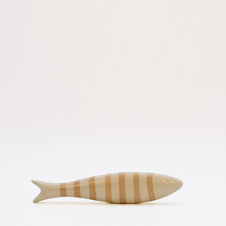 Sardine en céramique à poser moka Sardine en céramique à poser - Moka