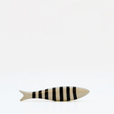 Sardine en céramique à poser noire Sardine en céramique à poser - Noire