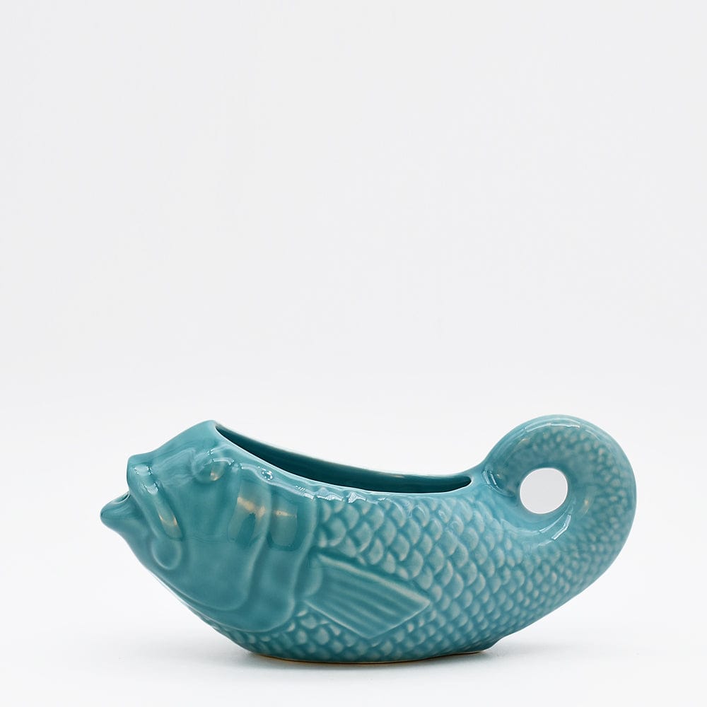 Saucière turquoise en céramique en forme de poisson Saucière en céramique en forme de Poisson - Turquoise