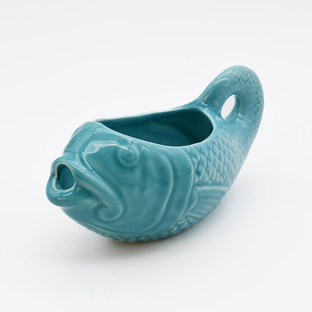 Saucière turquoise en céramique en forme de poisson Saucière en céramique en forme de Poisson - Turquoise