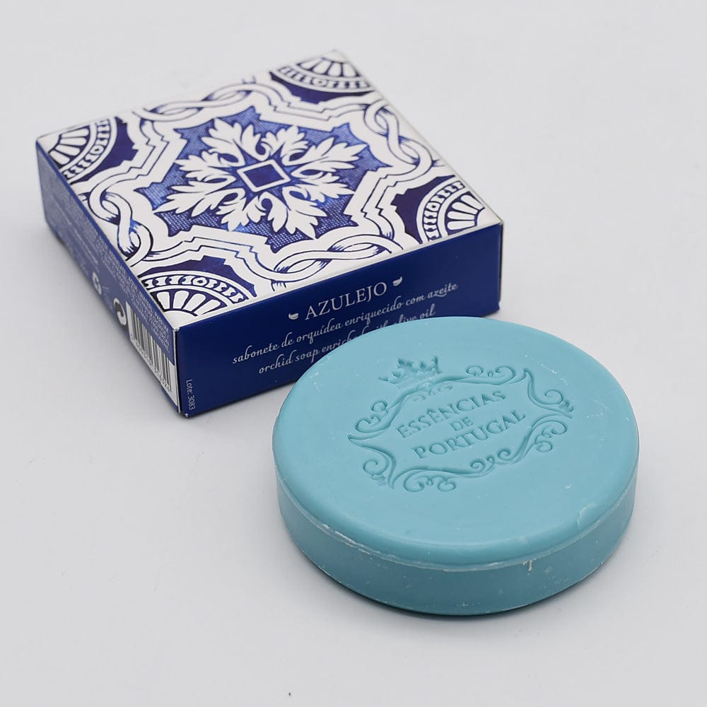 Savon portugais au parfum d'orchidée I Produit artisanal du Portugal Savon "Azulejos"