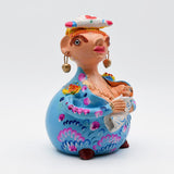 Statuette Boneca Minhota I Julia Cota artiste portugaise Boneca Barriguda 20cm  - Júlia Côta