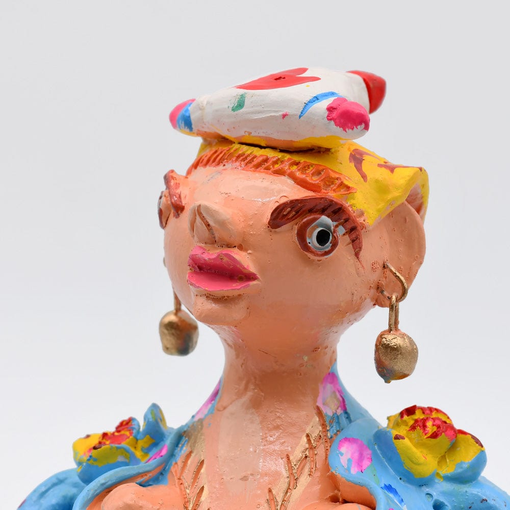 Statuette Boneca Minhota I Julia Cota artiste portugaise Boneca Barriguda 20cm  - Júlia Côta