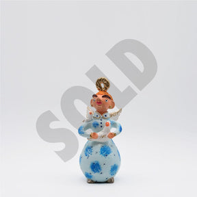 Statuette d'ange portugaise en terre cuite Anjo 25cm - Prazeres Côta