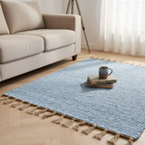 Tapis artisanal bleu ciel I Tapis artisanal portugais Tapis Artisanal - Bleu Ciel