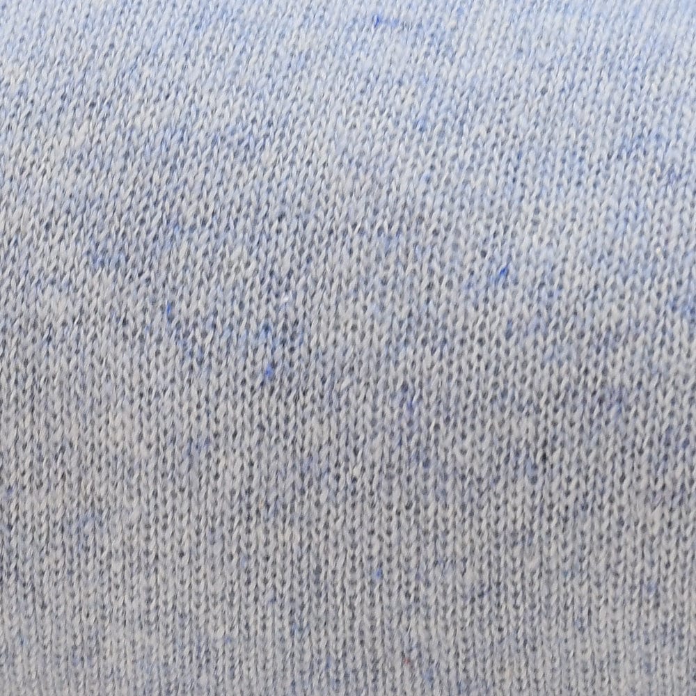 Tapis artisanal portugais bleu en sisal et fibres recyclées Echarpe plaid en laine Lambswool - 150x100cm