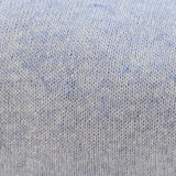 Tapis artisanal portugais bleu en sisal et fibres recyclées Echarpe plaid en laine Lambswool - 150x100cm