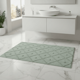 Tapis de salle de bains portugais Vert clair I 100x50cm Tapis de salle de bain 100x50 - Vert clair