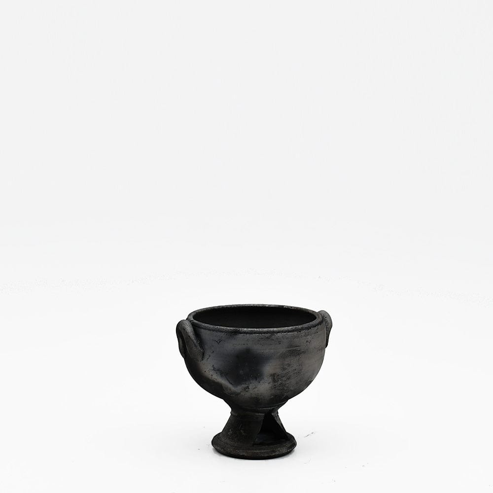 Tasse en Poterie noire de Bisalhães I Artisanat portugais Pot en terre cuite noire de Bisalhães - 9cm