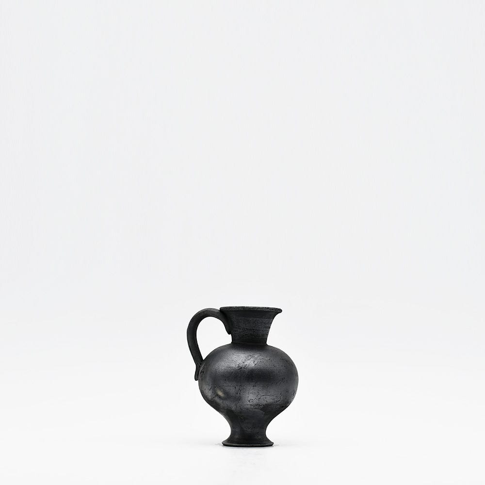 Tasse en Poterie noire de Bisalhães I Artisanat portugais Pot en terre cuite noire de Bisalhães - 9cm