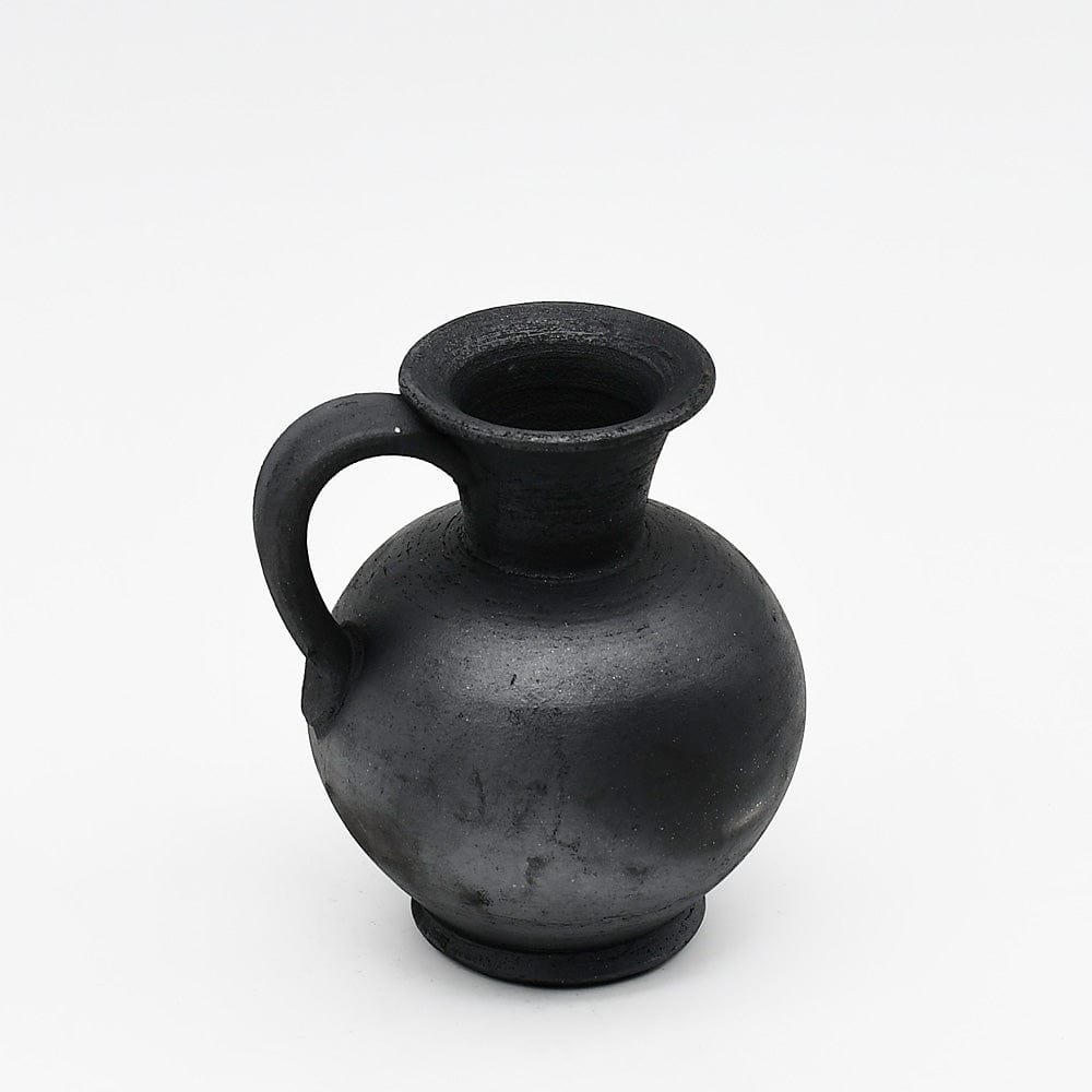 Tasse en Poterie noire de Bisalhães I Artisanat portugais Pot en terre cuite noire de Bisalhães - 9cm