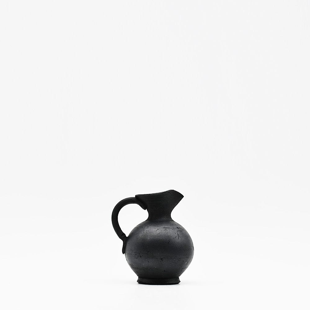 Tasse en Poterie noire de Bisalhães I Artisanat portugais Pot en terre cuite noire de Bisalhães - 9cm