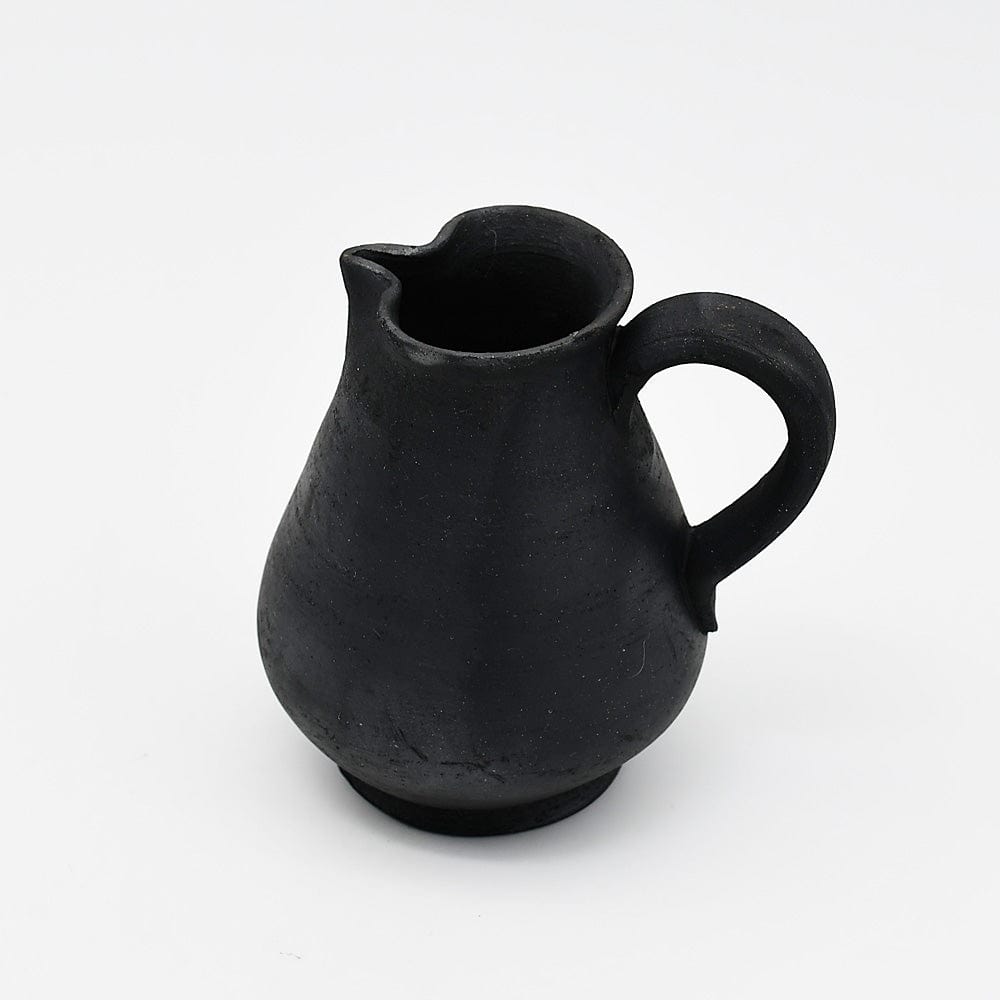 Tasse en Poterie noire de Bisalhães I Artisanat portugais Pot en terre cuite noire de Bisalhães - 9cm