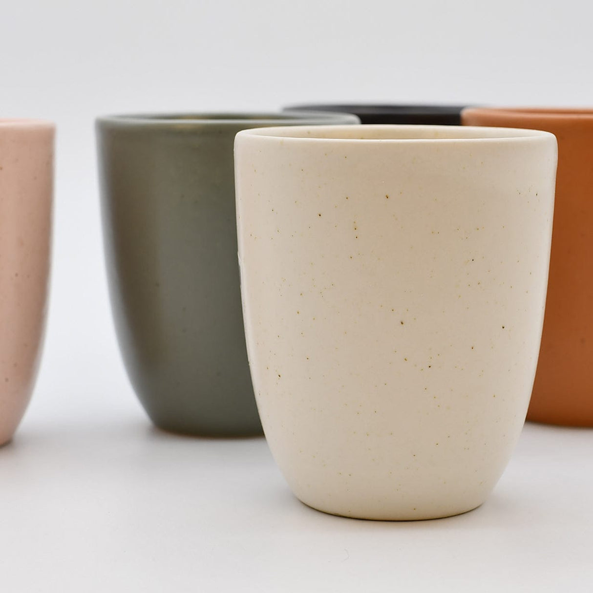 Tasse espresso en grès beige 7cl – Tasse café artisanale portugaise Tasse à espresso - Beige