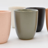 Tasse espresso en grès verte 7cl – Tasse café artisanale portugaise Tasse à espresso - Vert