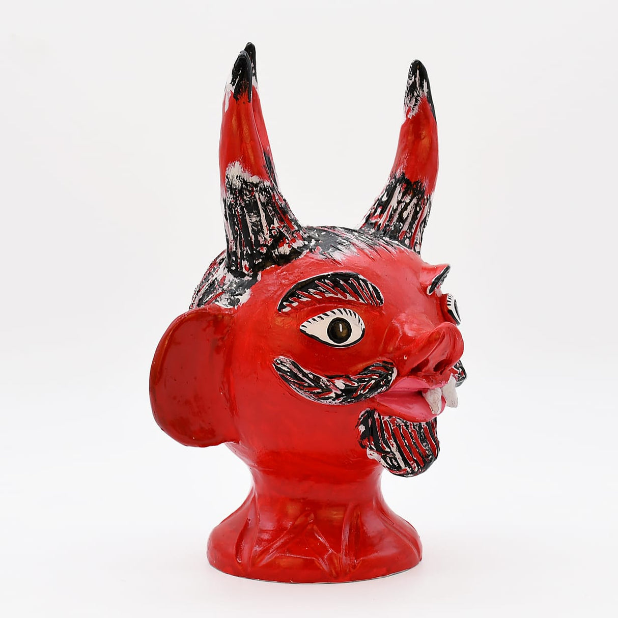 Tête de diable en terre cuite - Original de Prazeres Cota Cabeça de diabo 30cm - Prazeres Côta