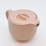 Théière en grès blanc mat 50cl avec diffuseur Théière en grès “Pacifica" - Rose