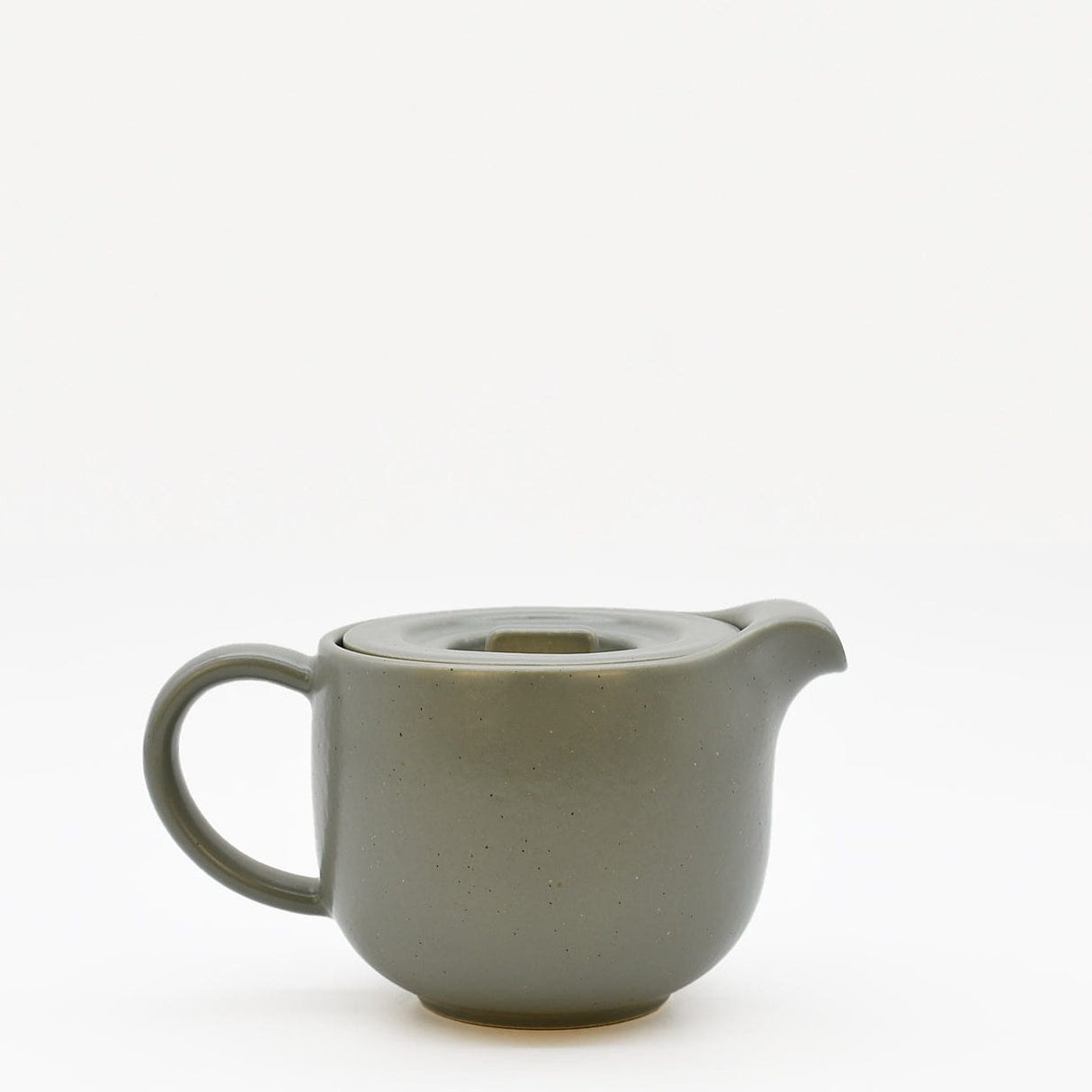 Théière en grès vert mat 50cl avec diffuseur Théière en grès “Pacifica" - Artichaud