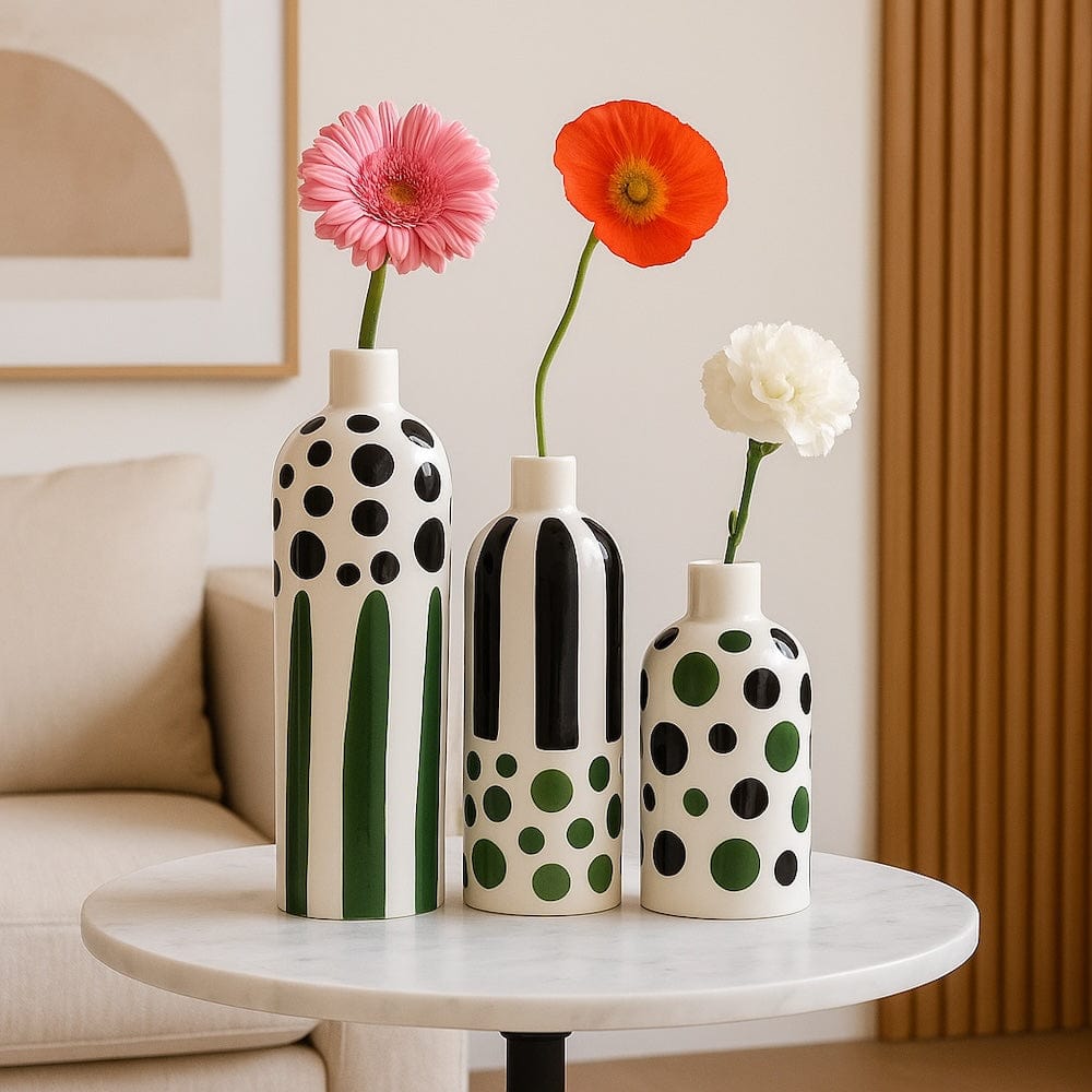 Vase Costa Nova Green I Ceramic Vases from Portugal – Luisa Paixao