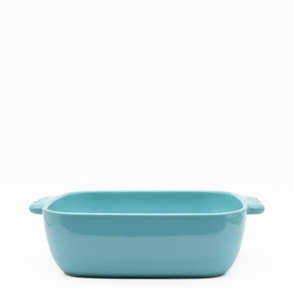 Stoneware oven dish - Turquoise