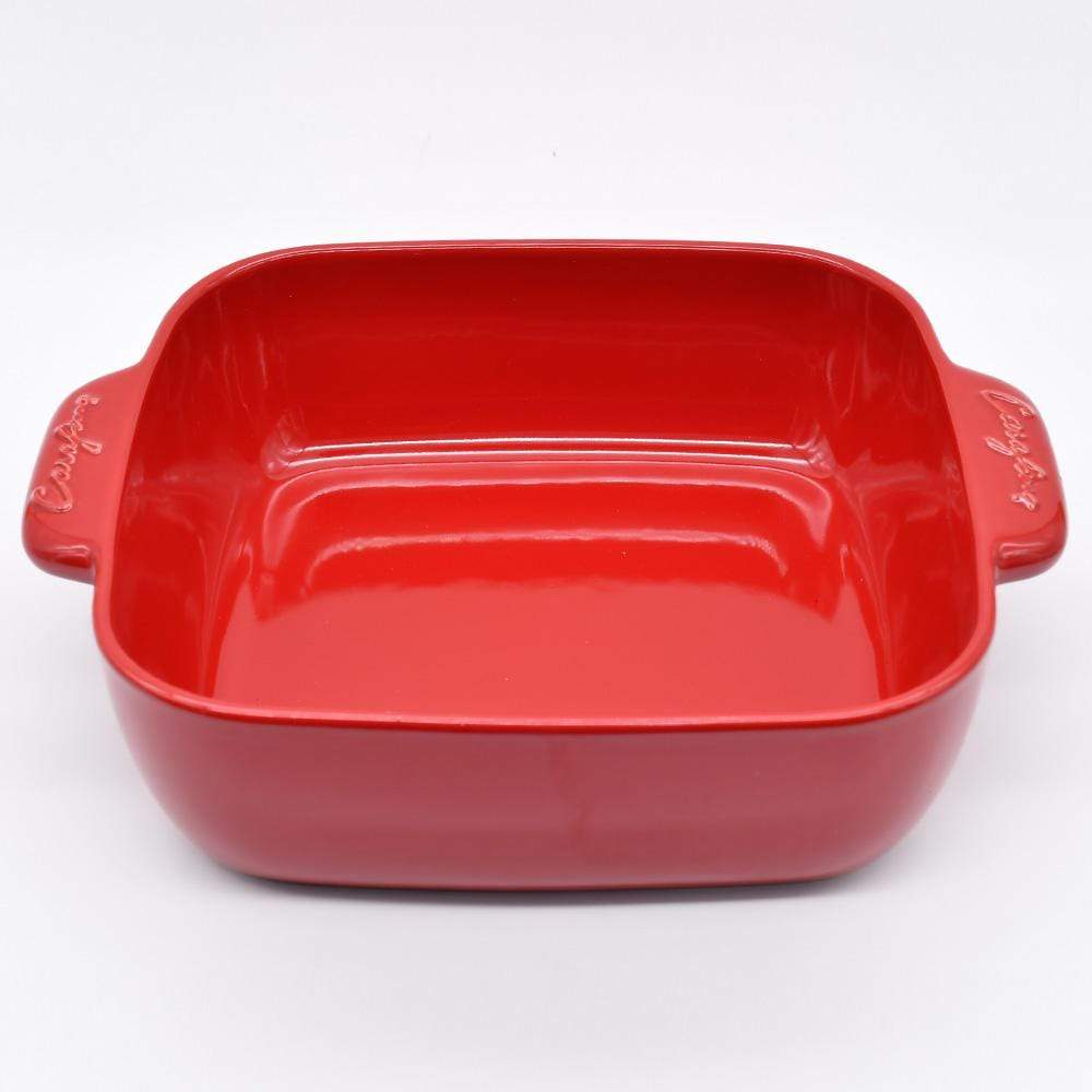 Assadeira quadrada 31 casastone vermelho