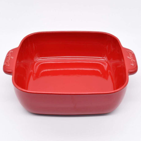 Assadeira quadrada 31 casastone vermelho