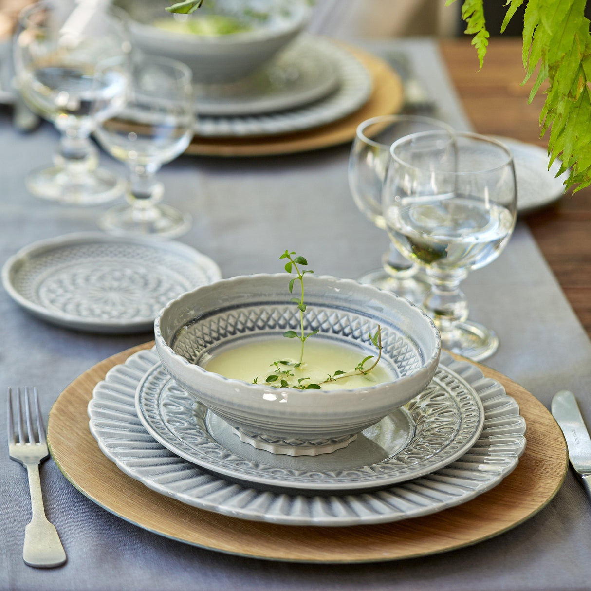 Cristal I Fine Stoneware dessert plate