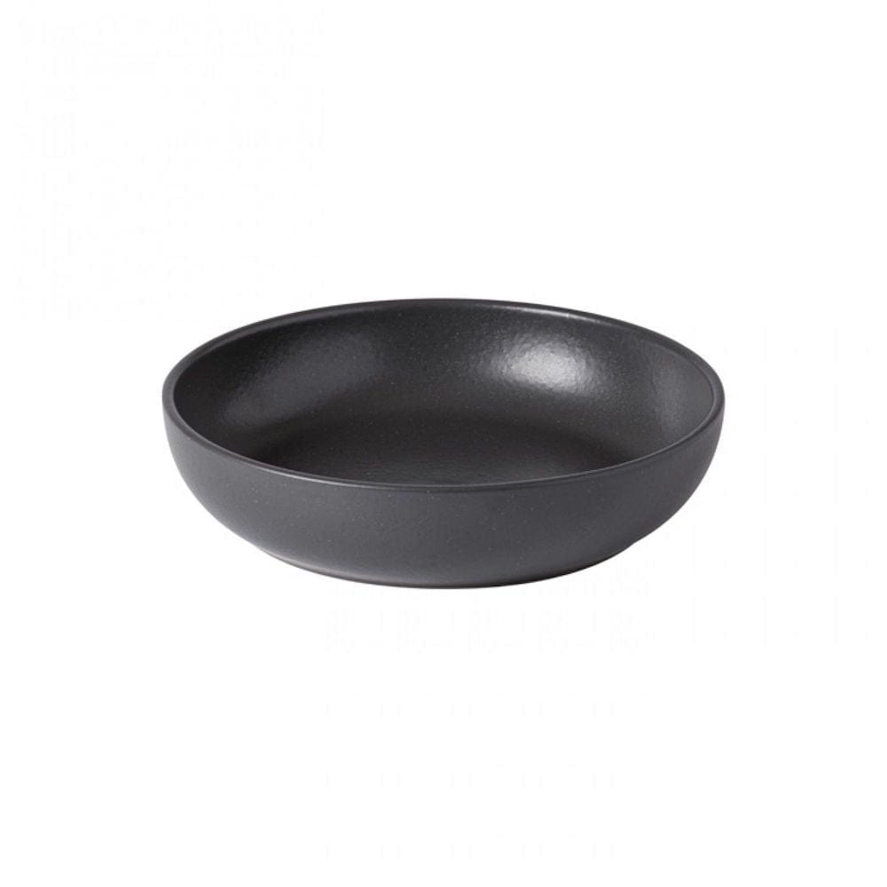 Assiette creuse en grès anthracite I Vaisselle portugaise Assiette creuse en grès “Pacifica" Anthracite - 22cm