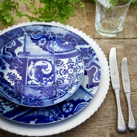 Assiette creuse en grés "Lisboa" - 21 cm