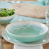 Assiette creuse Ondas vert