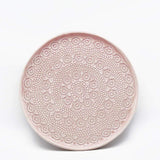 Flores I Pink plate - 27cm