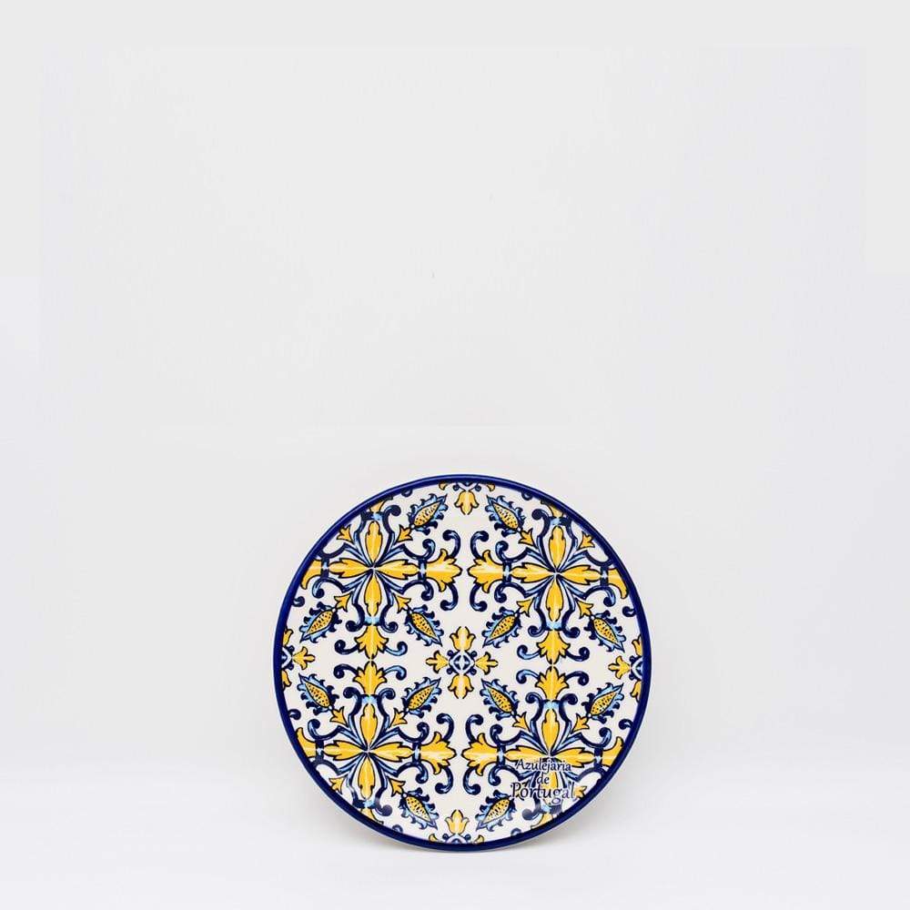 Tradicional I Ceramic plate - Yellow - 13cm