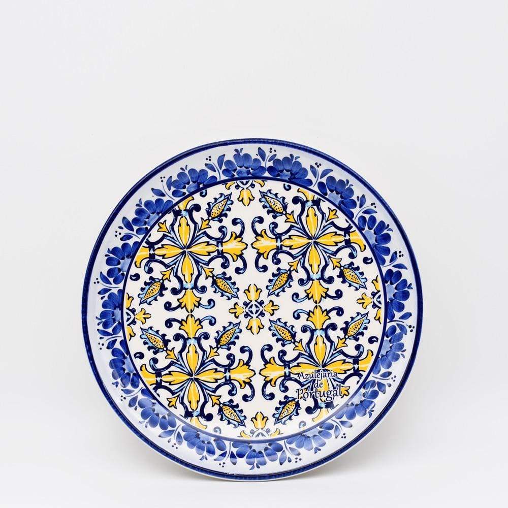 Tradicional I Ceramic plate - Yellow - 25cm
