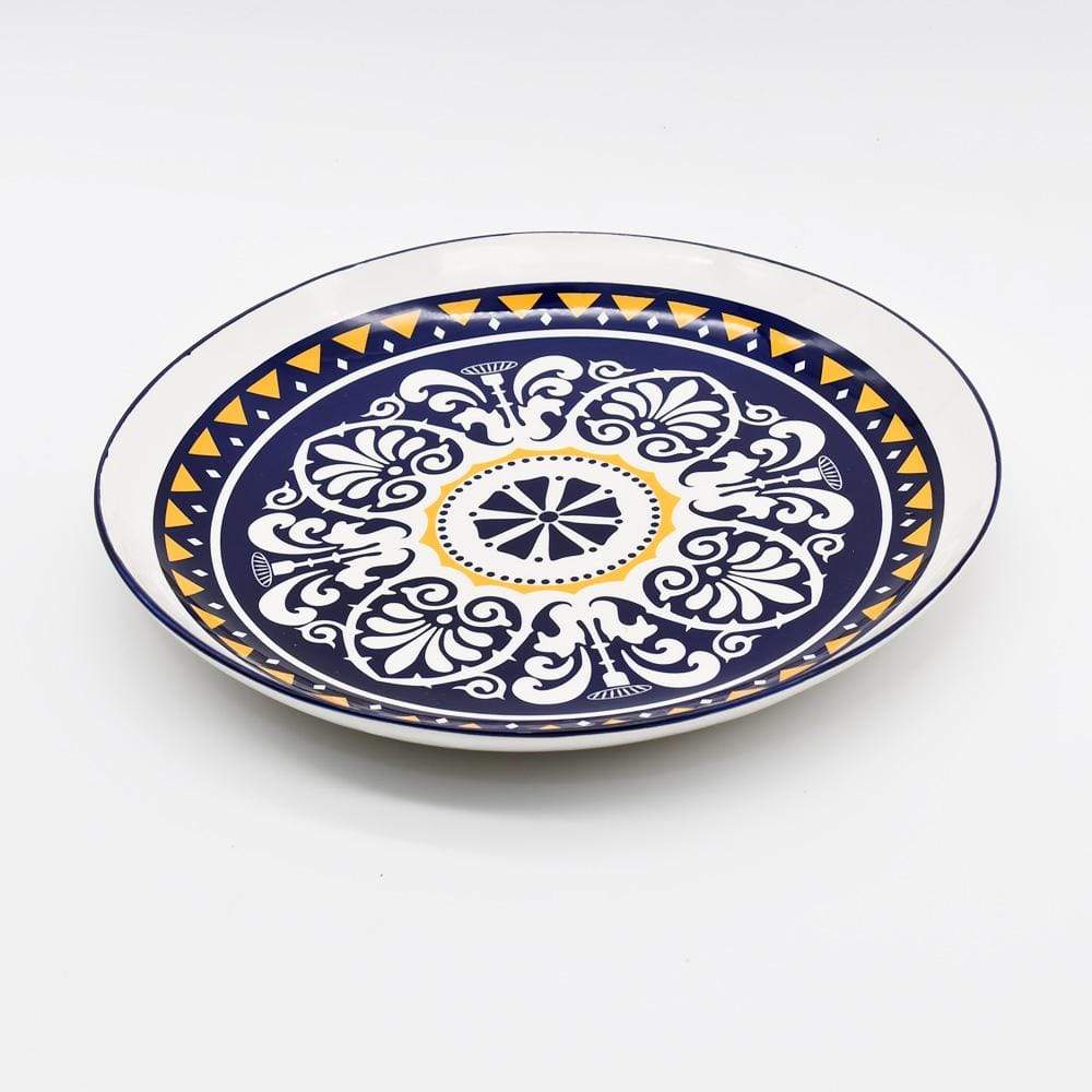 Assiette en céramique traditionnelle du Portugal 27cm Assiette en céramique "Tradicional" - 27 cm