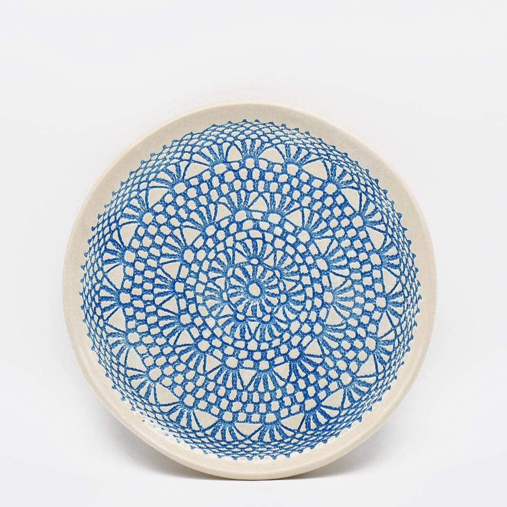 Renda I Turquoise blue plate - 27cm