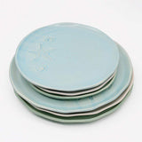 Estrela do mar I Turquoise blue Plate - 27cm