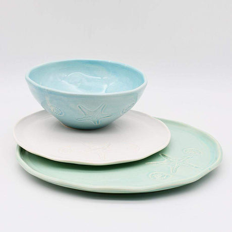 Estrela do mar I Green Plate - 27cm