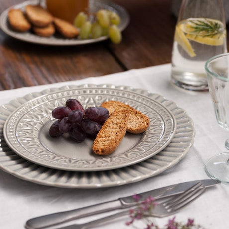 Cristal I Fine Stoneware dinner plate