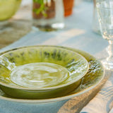 Assiette en grès jaune I Vaisselle portugaise Assiette en grès "Madeira" 28cm - Jaune