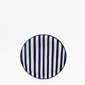 Assiette en porcelaine portugaise I Vaisselle du Portugal en ligne Assiette "Costa Nova Mar" 20cm - Bleue