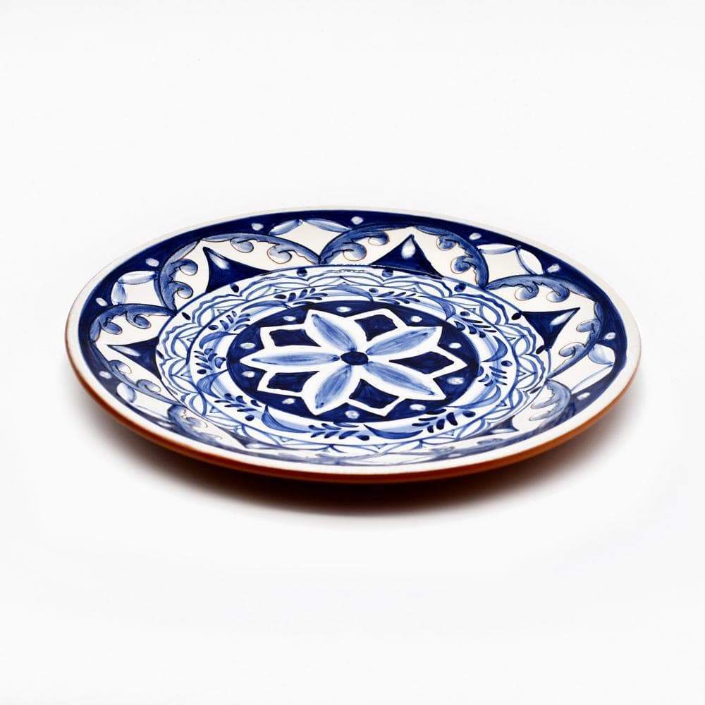 Assiette en terre cuite vitrifiée "Alentejo" - 24cm