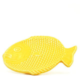 Dourada I Yellow ceramic plate