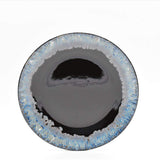 Assiette principale noire en grès 27cm I Vaisselle portugaise Assiette en grès "Ondas" 27cm - Noir