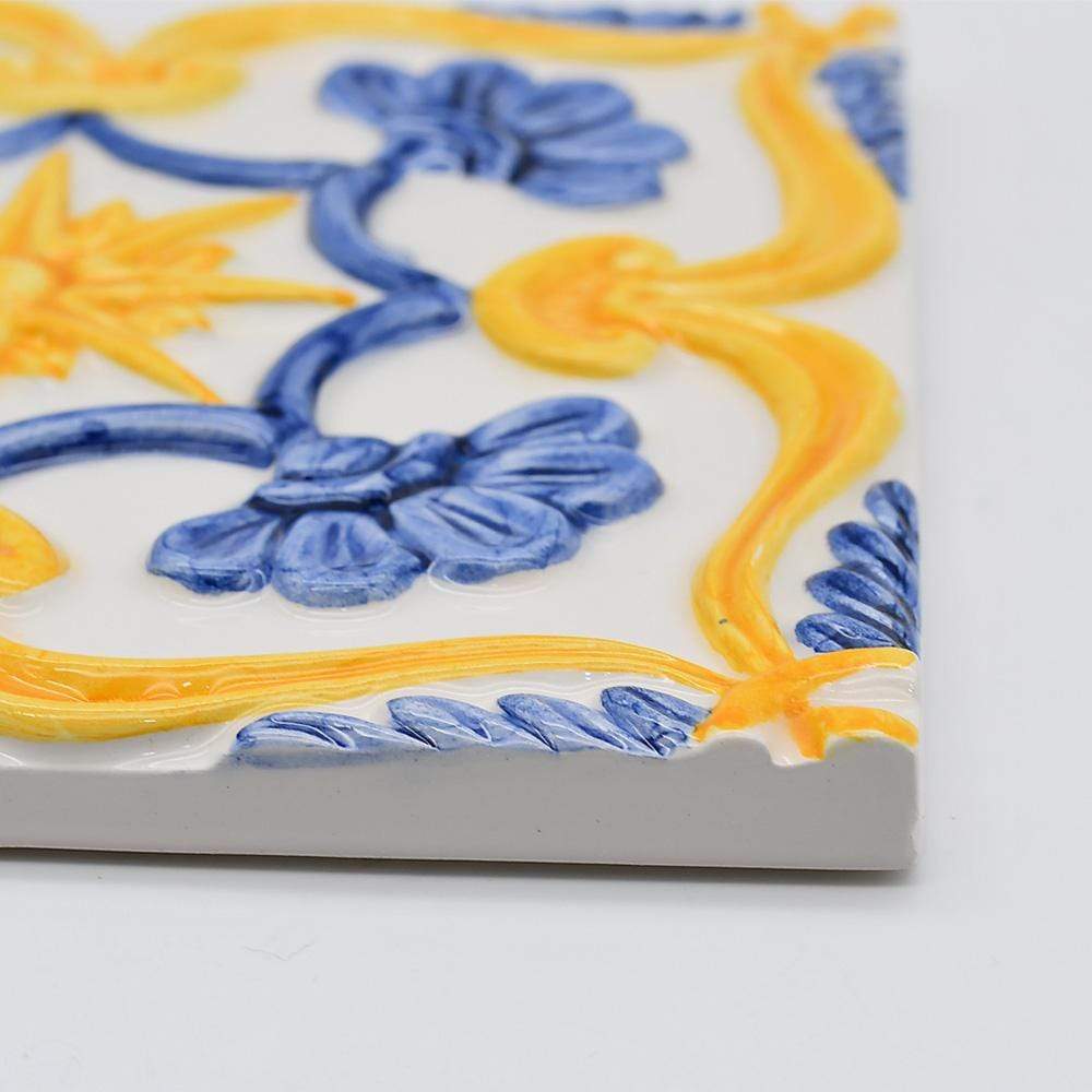 Azulejo du Portugal I Fabrication artisanale Azulejo 15x15cm