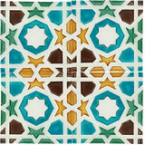 Spanish-Moorish Azulejo 14x14cm