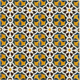 Spanish-Moorish Azulejo 14x14cm